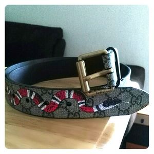 GG Supreme Kingsnake Print belt